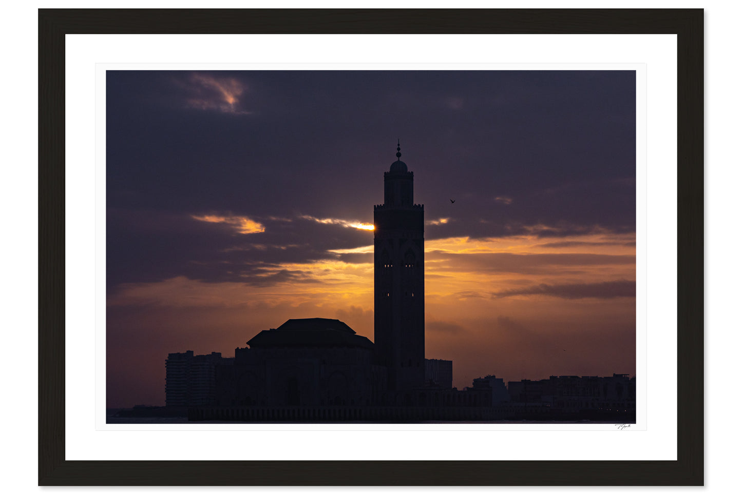 Hassan II Silhouette