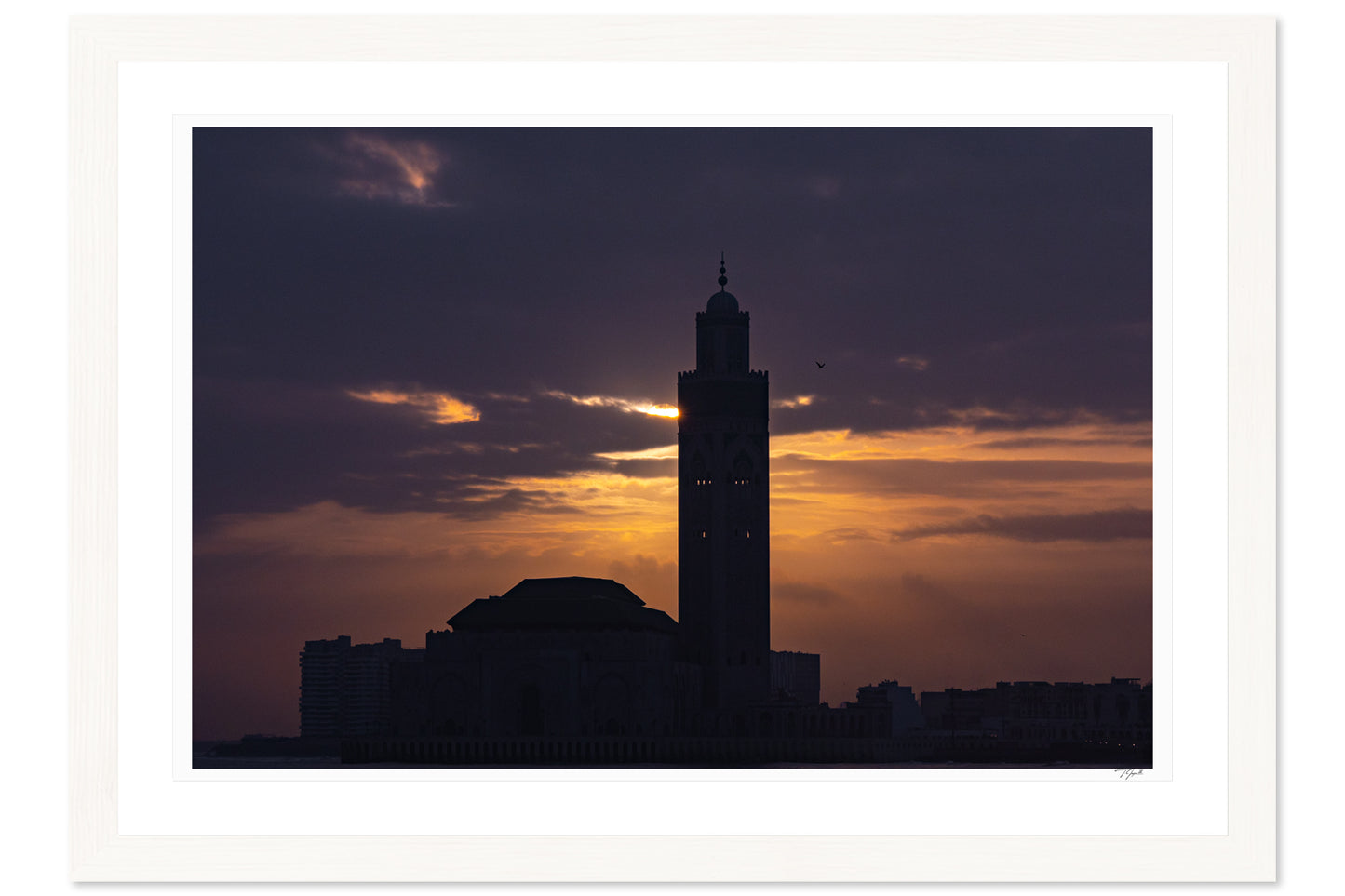 Hassan II Silhouette