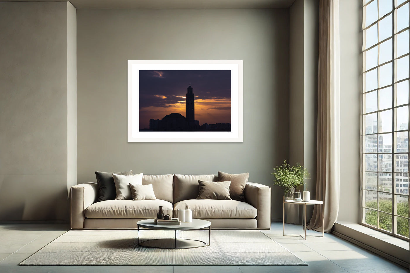 Hassan II Silhouette