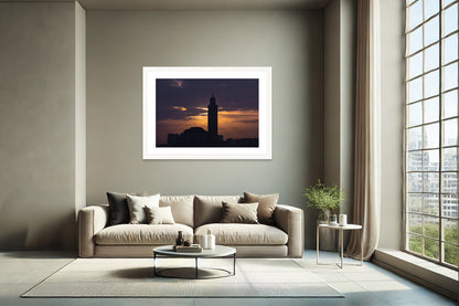 Hassan II Silhouette