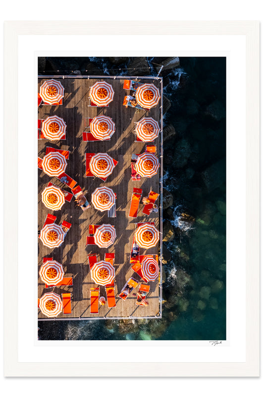 Orange Umbrellas
